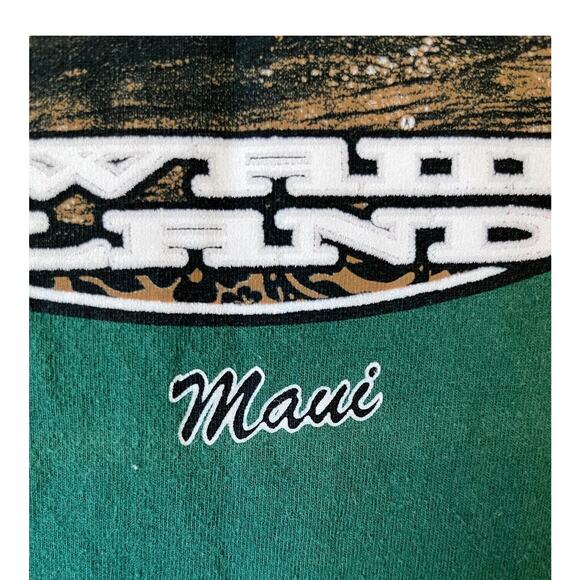 Maui Hawaiian Island’s Hunter Kelly Green T-Shirt Mens Size XL EUC Vintage - Picture 6 of 9